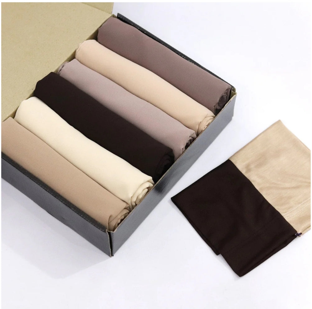 Soft Chiffon Hijab Stoler 6 Hijab Deal Box With Fix Pins And Hijab Magnet