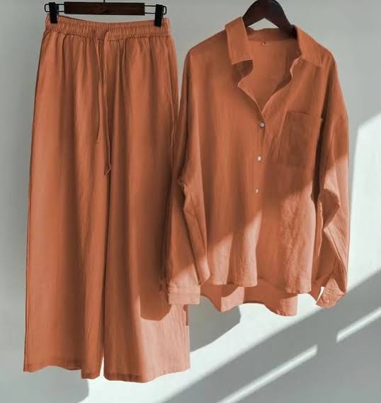 Crushed soft cotton cordsets